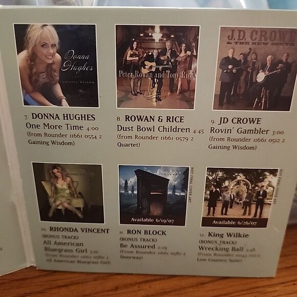 Fresh Cut Bluegrass - 2007 Rounder Records Sampler Borders Exclusive Music CD - Picture 3 of 5